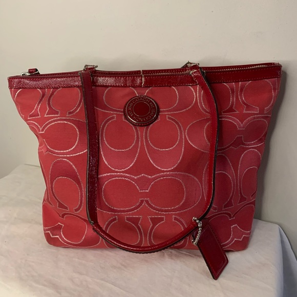 Vintage monogram coach bag - Picture 1 of 8